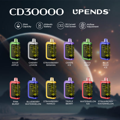 UPENDS CD30000 – 30 000 Zaciągnięć, 10 Aromatów