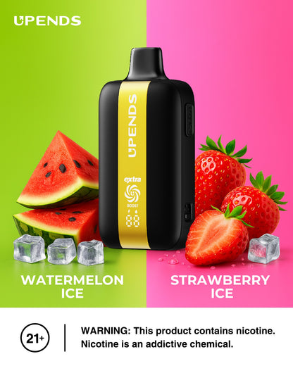 UPENDS UP7 – 35 000 Zaciągnięć, Podwójny Smak, Watermelon Ice + Strawberry Ice