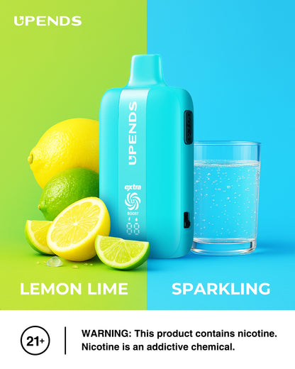 UPENDS UP7 – 35 000 Zaciągnięć, Podwójny Smak, Lemon Lime + Sparkling